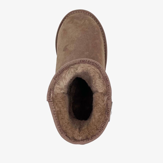 Faux Fur Lined Camel Boots FÃ¼r Damen Platinum Stinger Mini