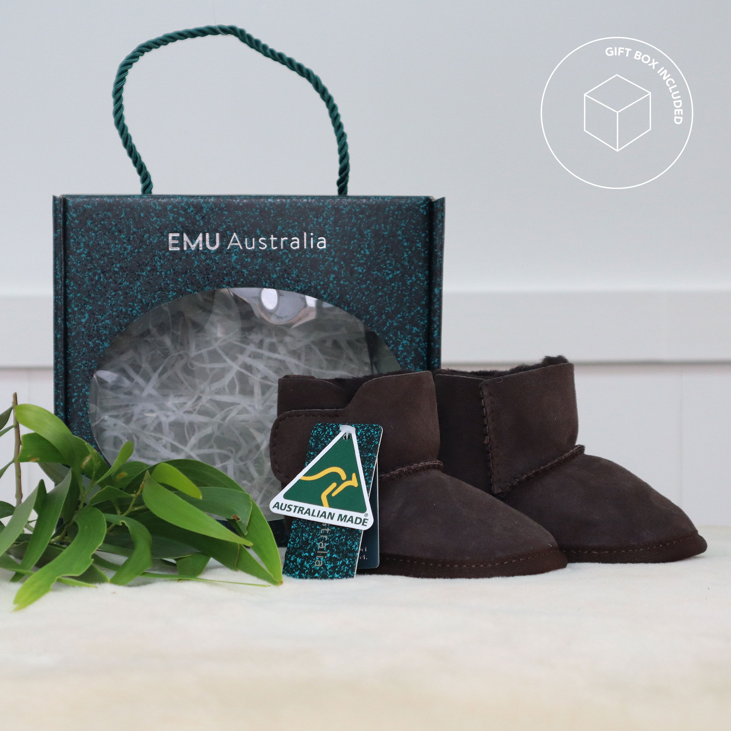 Emu baby bootie top