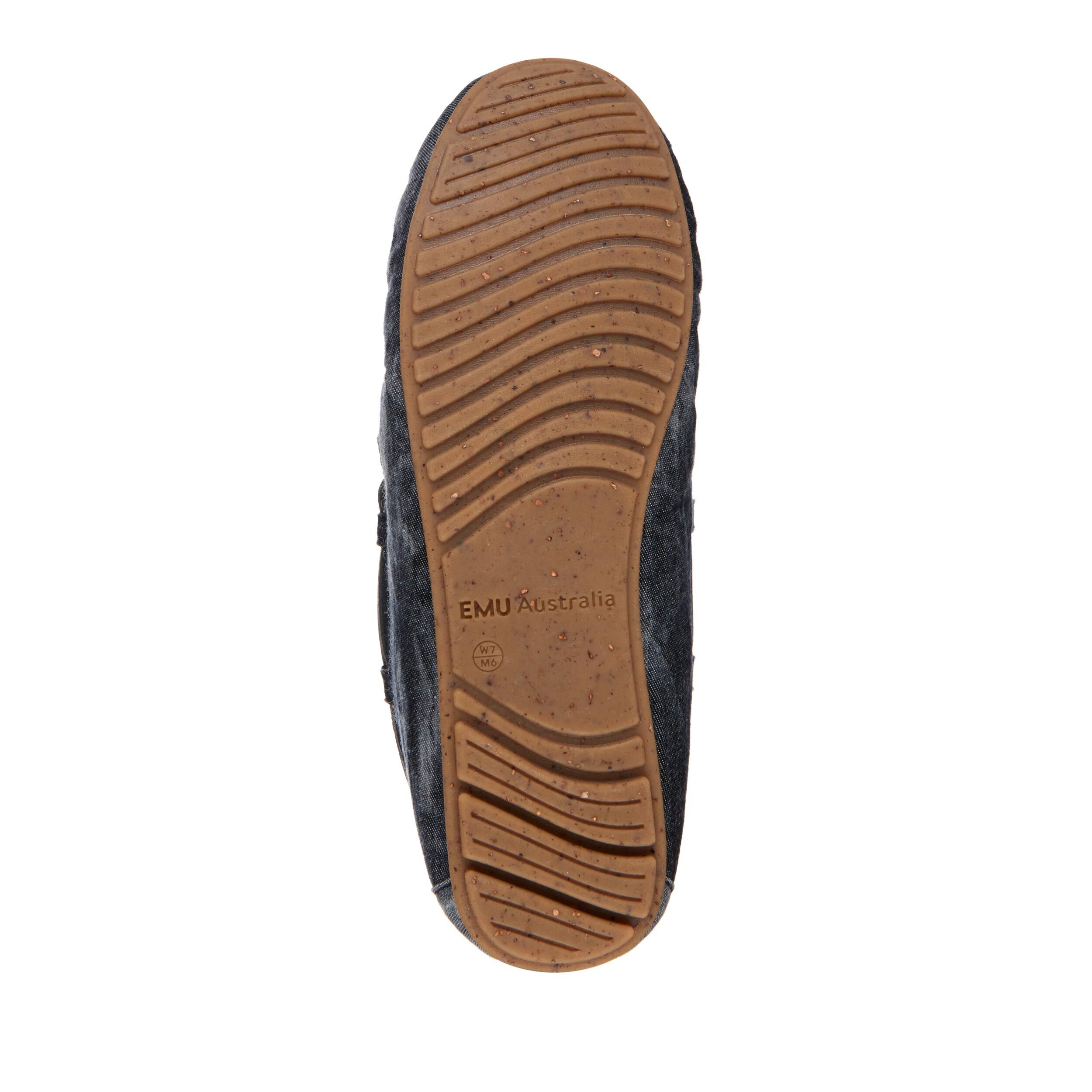 EMU Australia Amity Denim モカシン 7 Amity Denim BLACK DISTRESS | EMU Australia