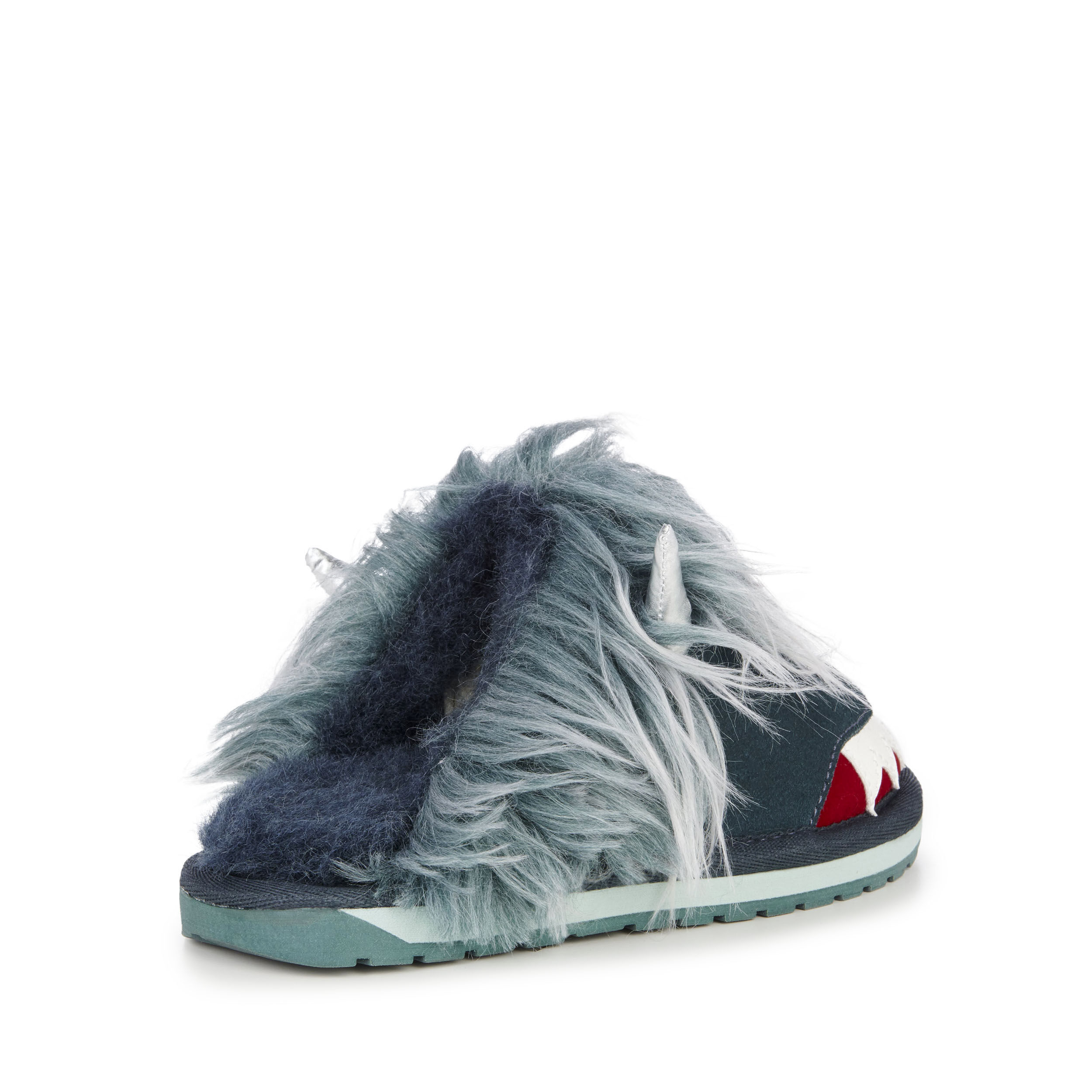 Fuzzy monster slippers sale