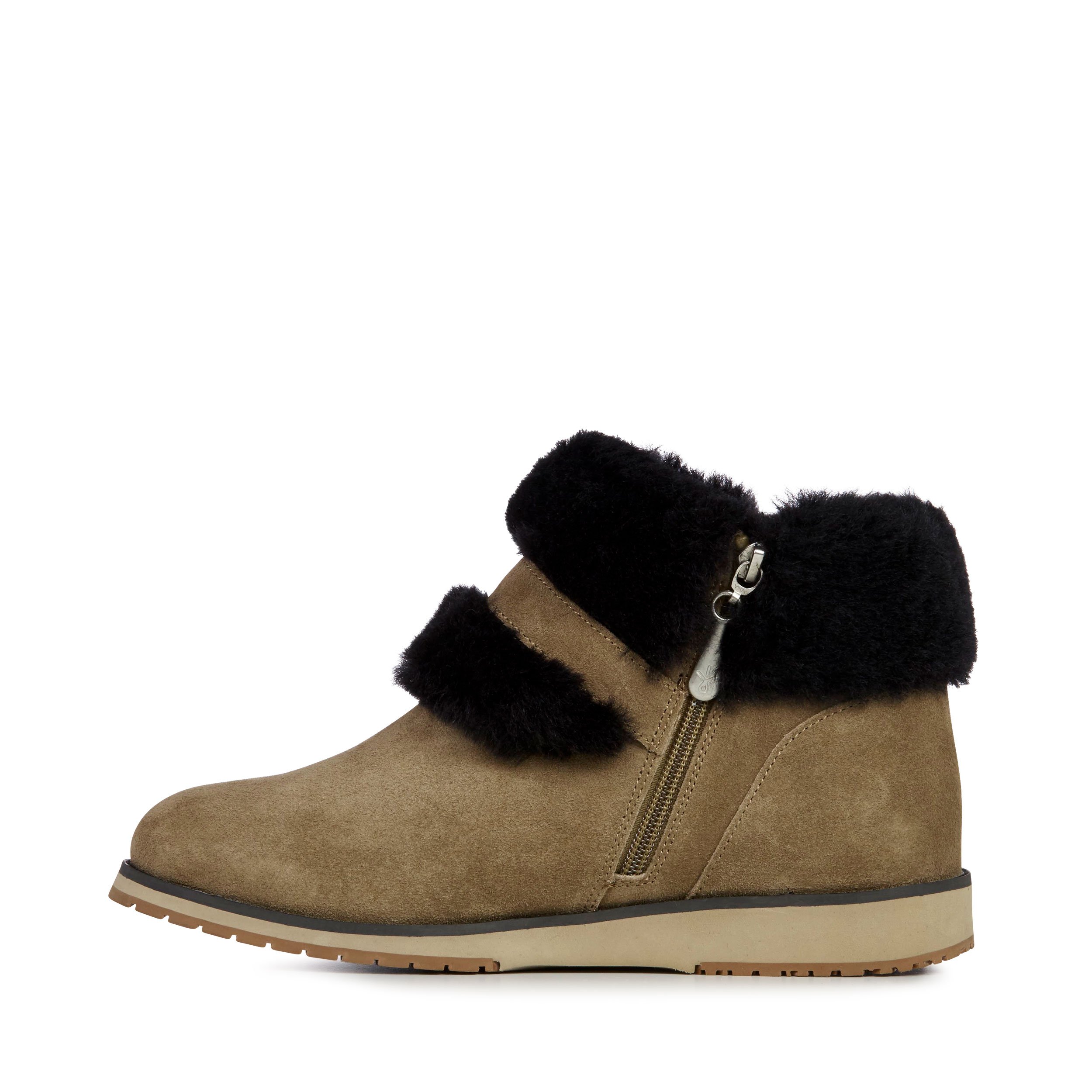 emu oxley fur cuff boot